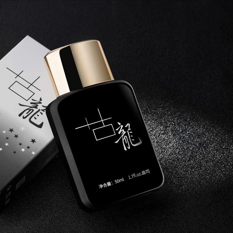 Colonia Royal & Black Dragon for Men 50ml by Corporación Turística, showcasing the fragrance bottle with black and gold design.