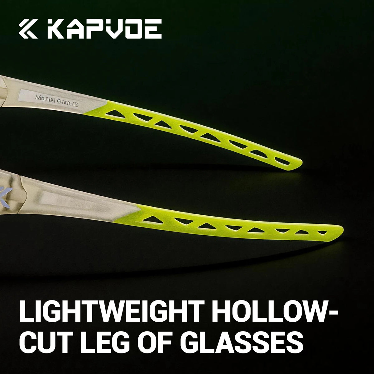 Men's Kapvoe Fashion Cycling Glasses by Corporación Turística, stylish sunglasses with sporty design and UV protection for cycling.