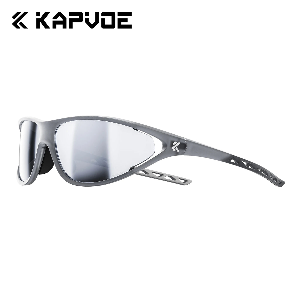 Men's Kapvoe Fashion cycling glasses by Corporación Turística with sporty frame and tinted lenses for outdoor riding.