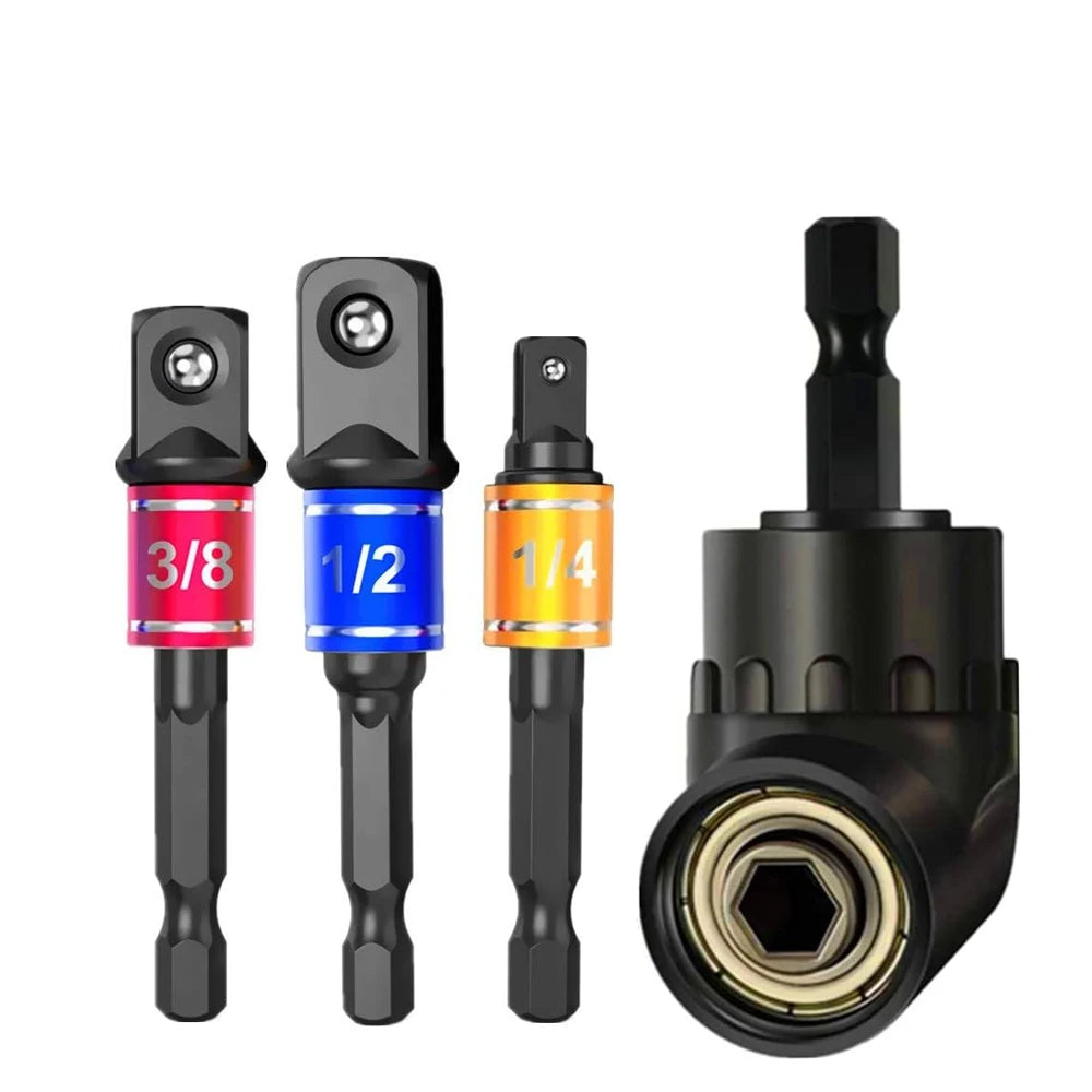 105-degree angle power plug adapter by Corporación Turística, showing compact design and angled connection for easy use.