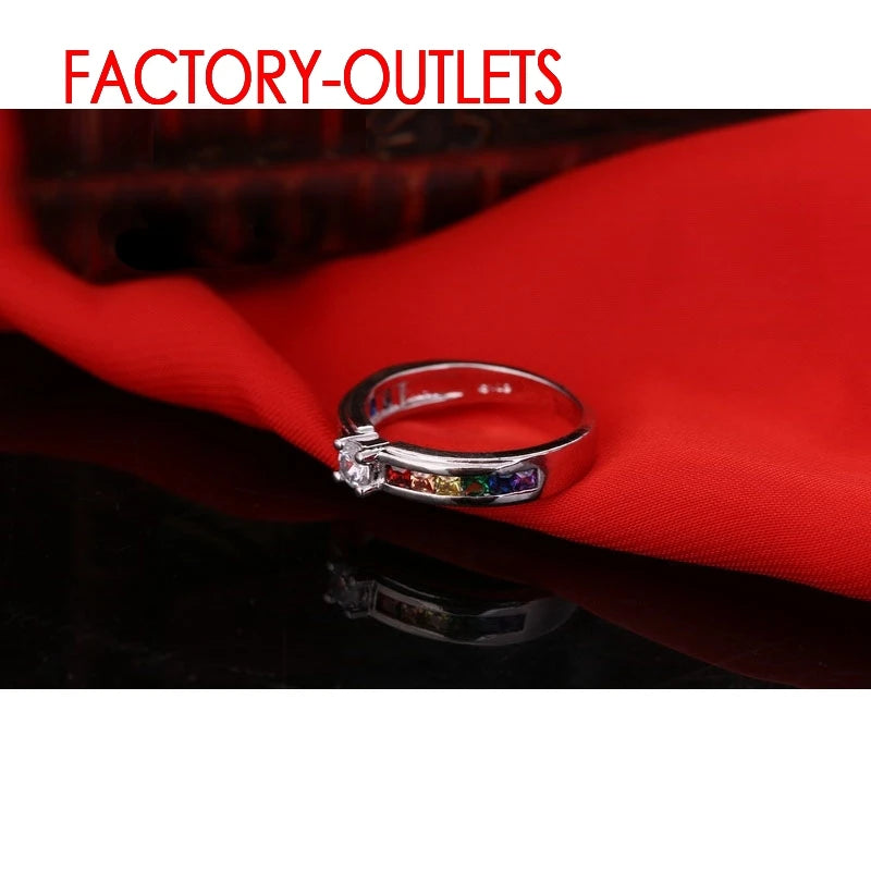 Sterling silver 925 ring with a sparkling cubic zirconia, stylish jewelry piece showcasing elegant craftsmanship.