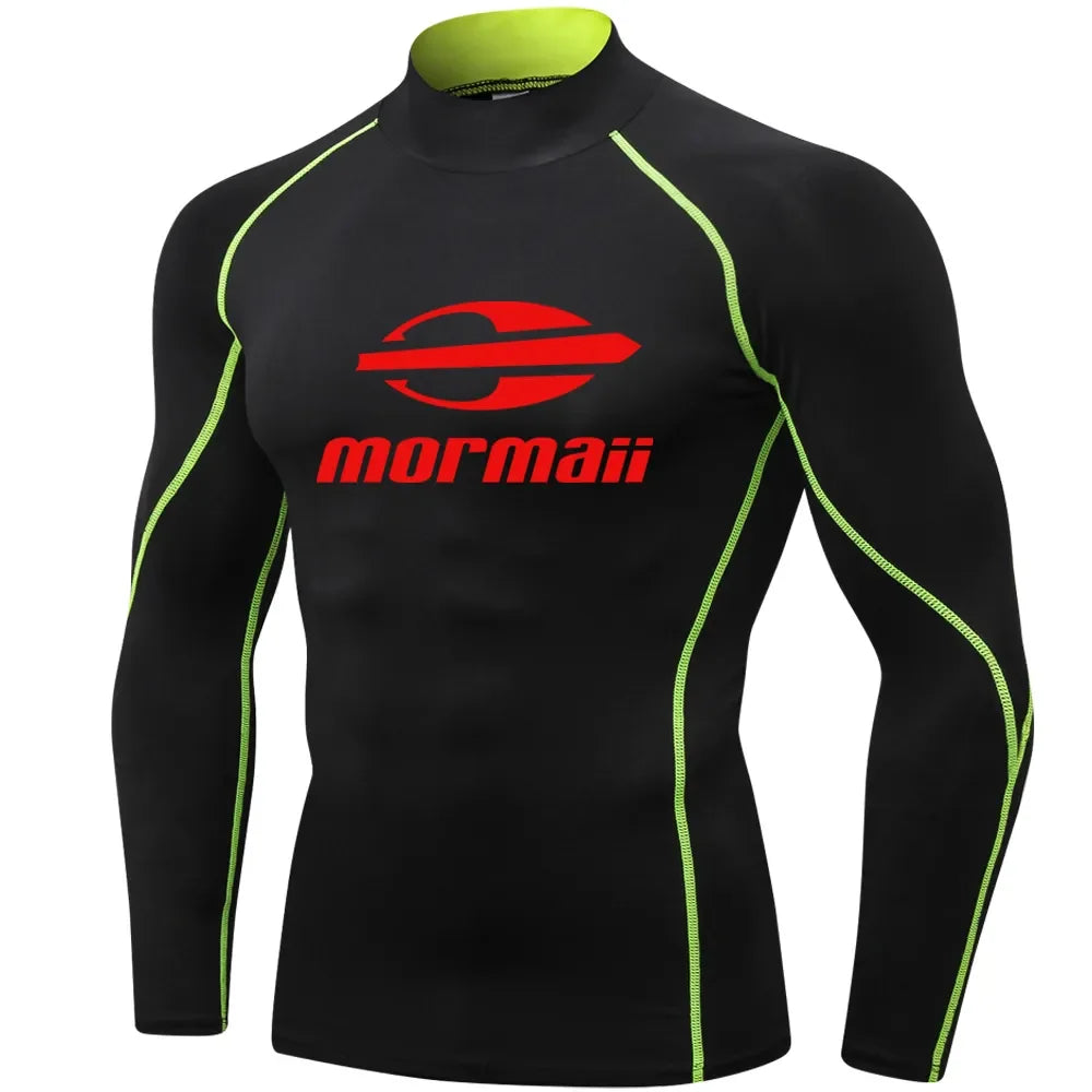 Men's swimwear by Corporación Turística featuring a swim shirt and swimsuit for comfortable water activities.