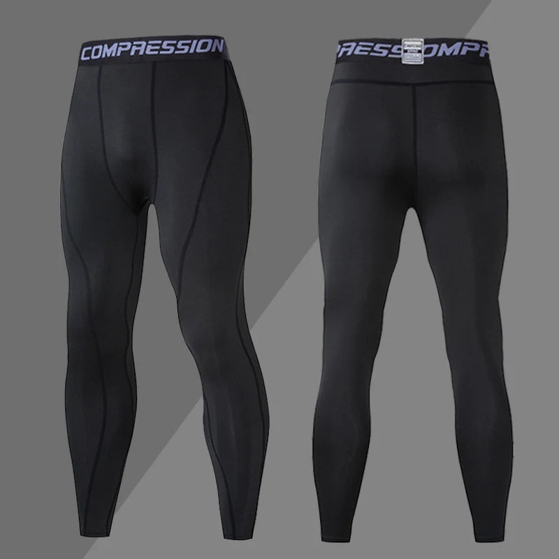 Red men's compression jogger pants from Corporación Turística, 3XL size, designed for 93-100kg, made of stretchy athletic material.