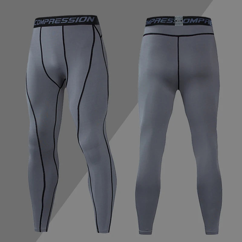 Red men's compression jogger pants by Corporación Turística, size 3XL, designed for 93-100kg, featuring a snug fit and athletic style.