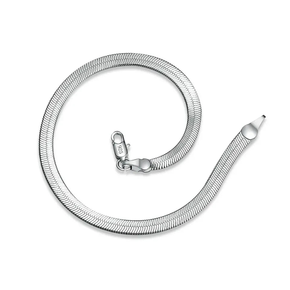Sterling silver chain bracelet from Corporación Turística, 20cm (8 inches), featuring a sleek, classic design with a polished finish.