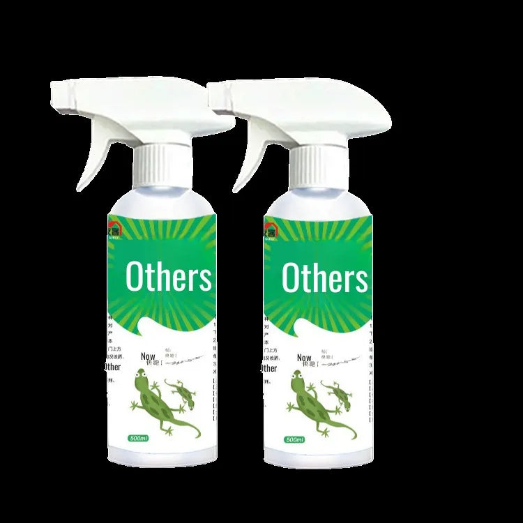 Potente Gecko repellent spray in a 260ml bottle by Corporación Turística, designed to deter geckos effectively.