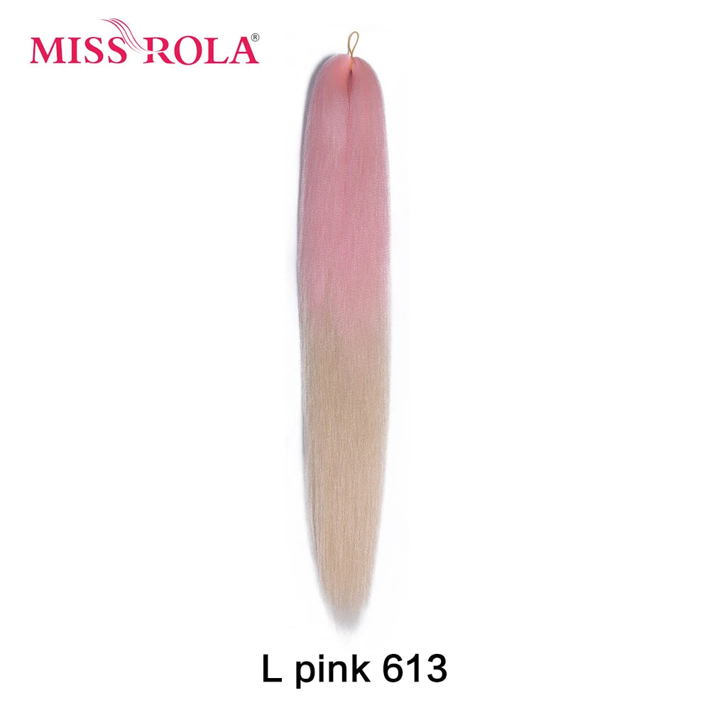 Miss Rola synthetic 26-inch Kanekalon hair wig, lightweight 75g, natural black color, styled with soft, voluminous curls.