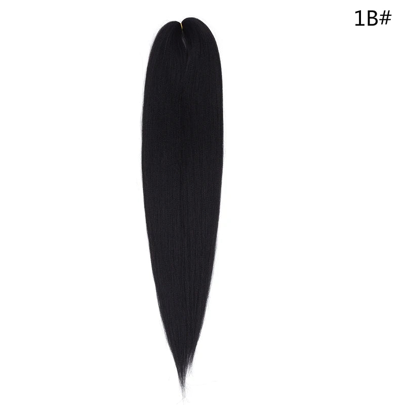 Miss Rola synthetic 26-inch 75g Kanekalon hair extension strand from Corporación Turística, showcasing the textured synthetic fiber.