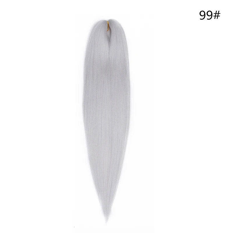 Miss Rola synthetic hair extension, 26 inches long, 75g Kanekalon fiber, displayed in a natural black color.