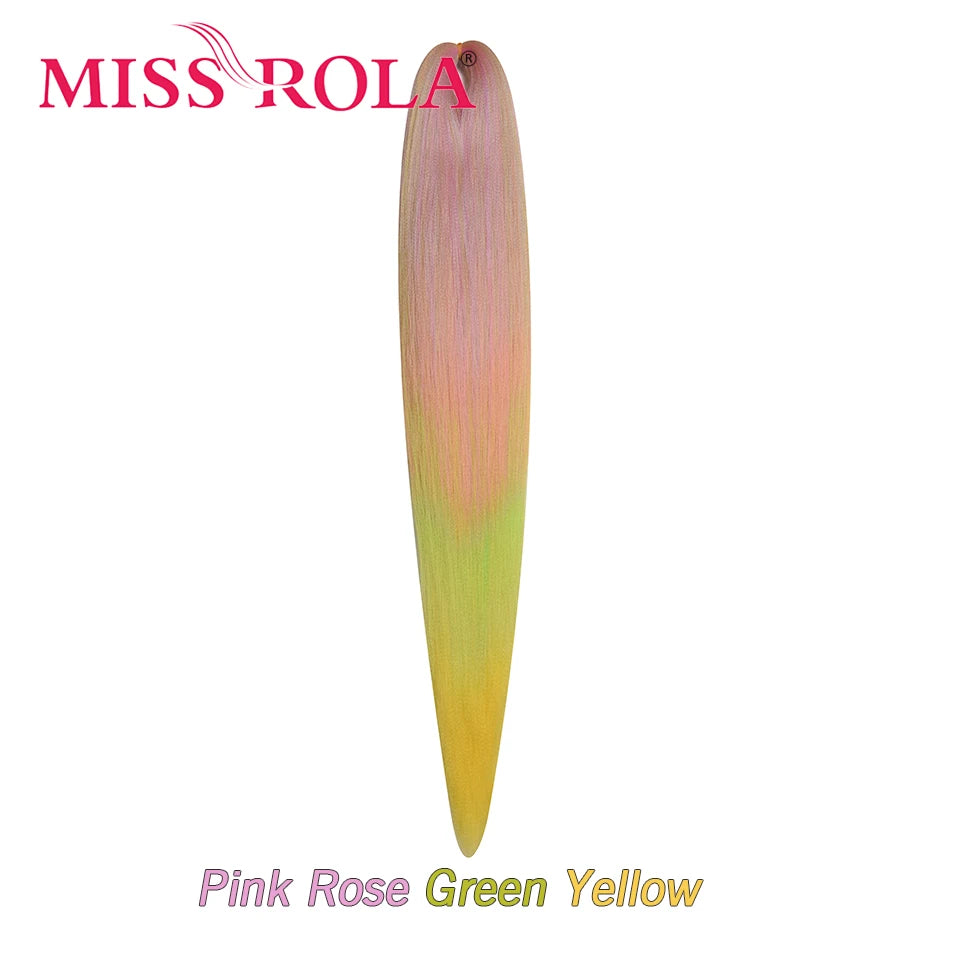 Miss Rola synthetic 26-inch Kanekalon hair wig, lightweight 75g, with natural-looking synthetic fibers for versatile styling.