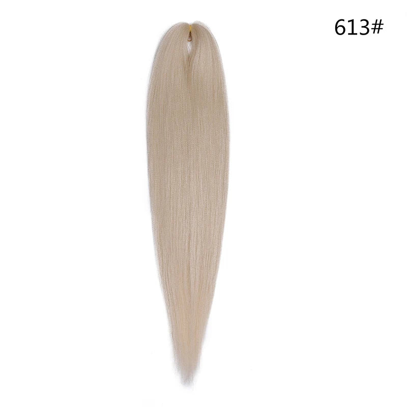 Miss Rola synthetic 26-inch Kanekalon hair extension, 75g, displayed in natural black color, showcasing the textured synthetic fiber.