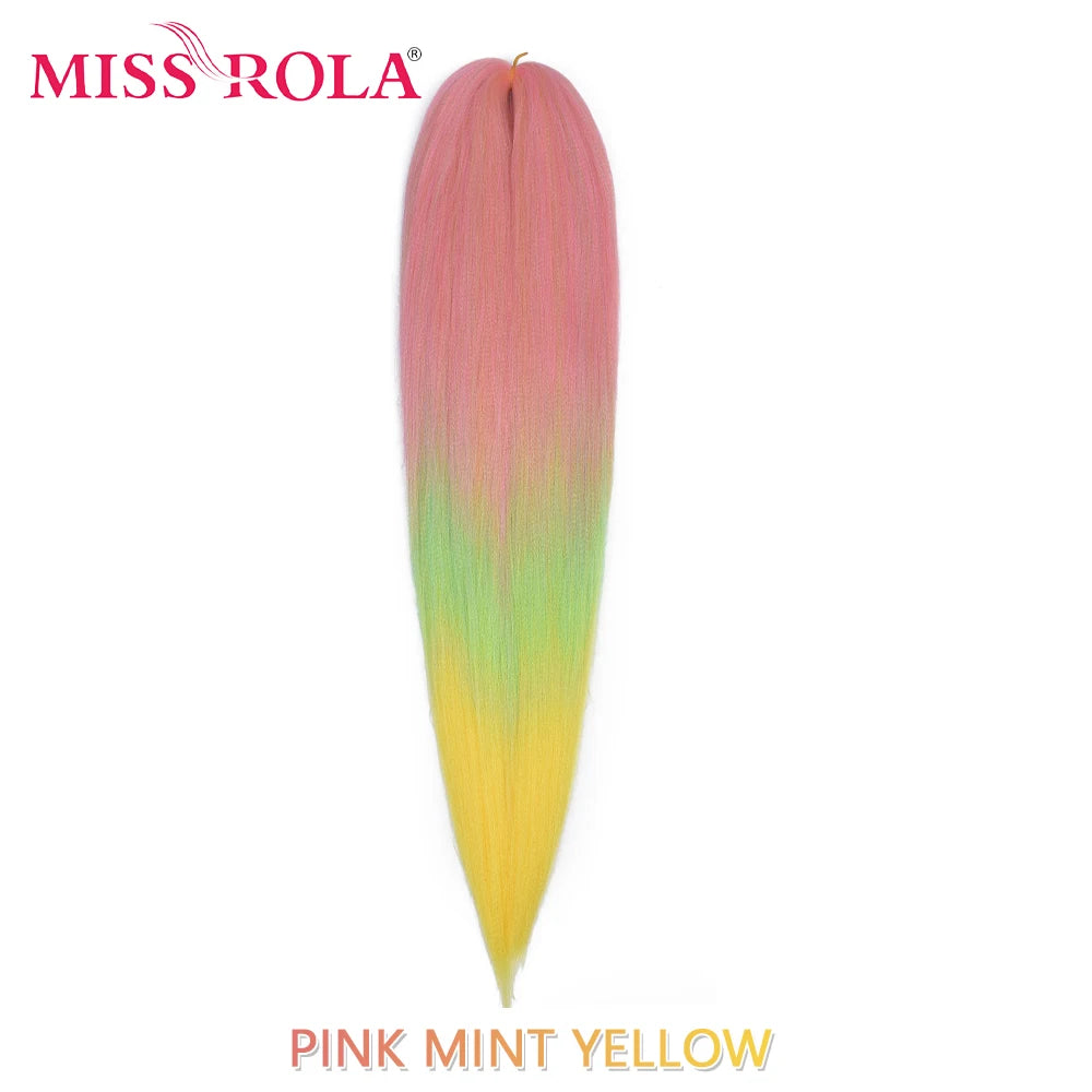 Miss Rola synthetic 26-inch Kanekalon hair extension, 75g, with natural-looking curly texture in a close-up view.