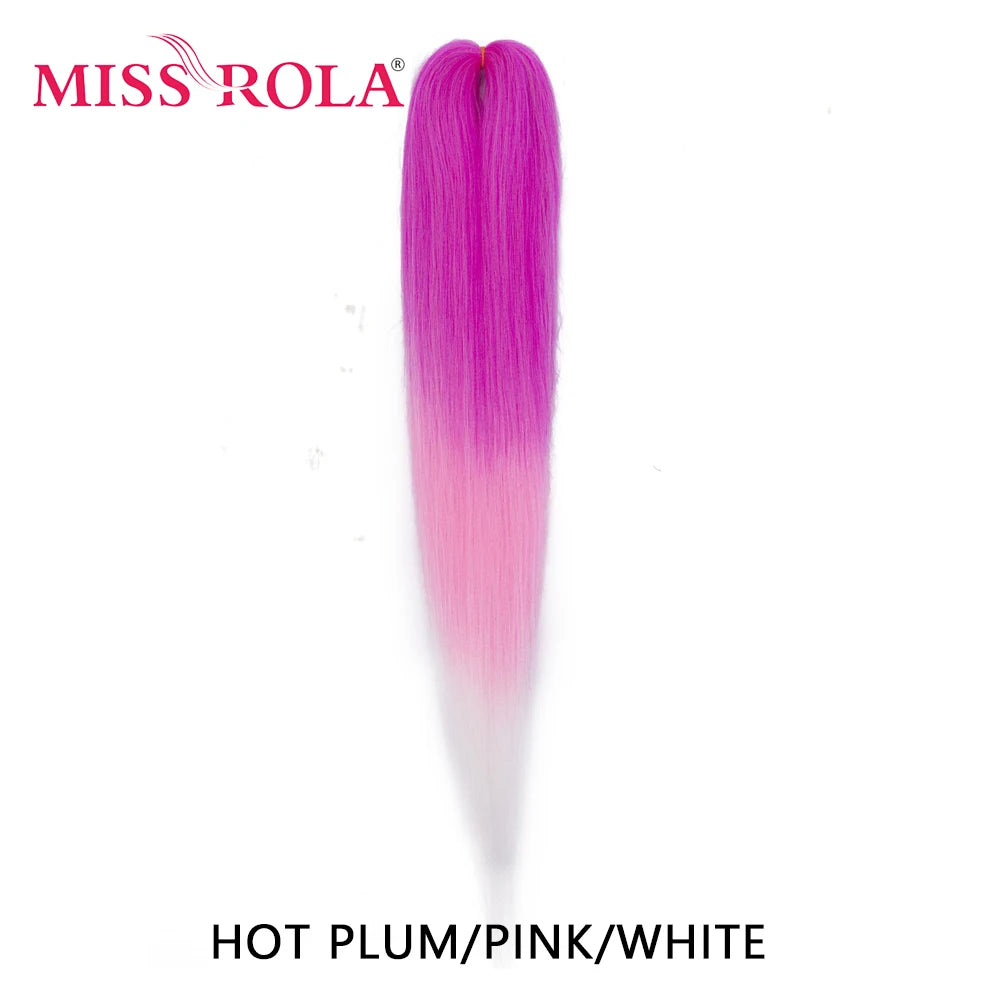Miss Rola synthetic 26-inch Kanekalon hair extension, 75g, with detailed texture and natural shine, from Corporación Turística.