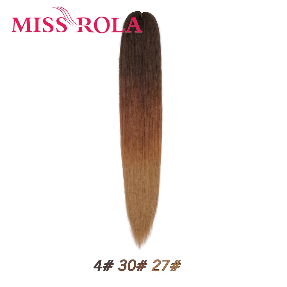 Miss Rola synthetic hair extension, 26 inches long, 75g weight, Kanekalon fiber, designed for hair styling and braiding.