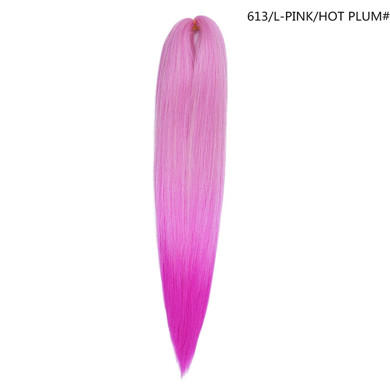 Miss Rola synthetic hair extension, 26 inches long, 75g Kanekalon fiber, displayed in natural black color.