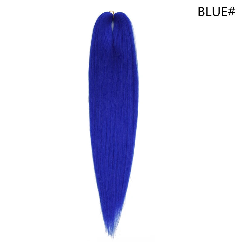 Miss Rola synthetic 26-inch 75g Kanekalon hair extension, shown in natural black, with detailed texture and length.