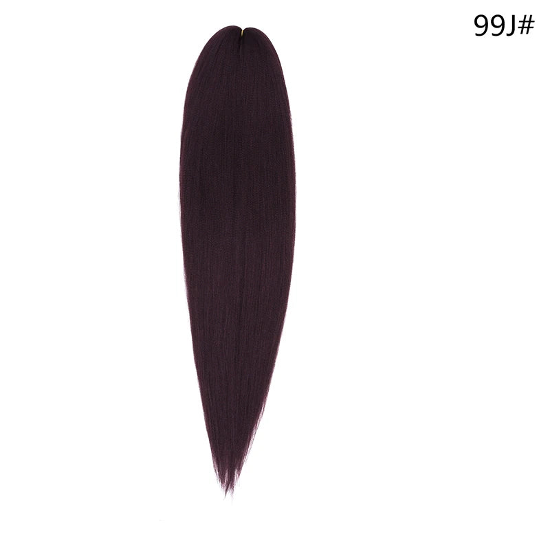 Miss Rola synthetic 26-inch hair extension by Corporación Turística, featuring lightweight 75g Kanekalon fiber, shown in the image.