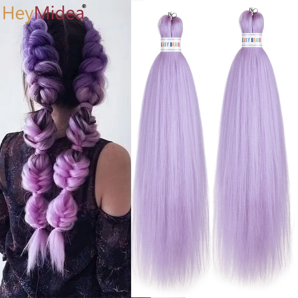 Synthetic 26-inch hair extensions from Corporación Turística, showing long, straight, and shiny hair in a single pack.