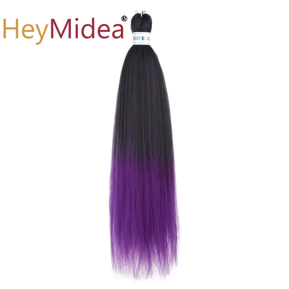 Synthetic 26-inch hair extensions from Corporación Turística, shown in a single pack with long, straight hair for easy styling.