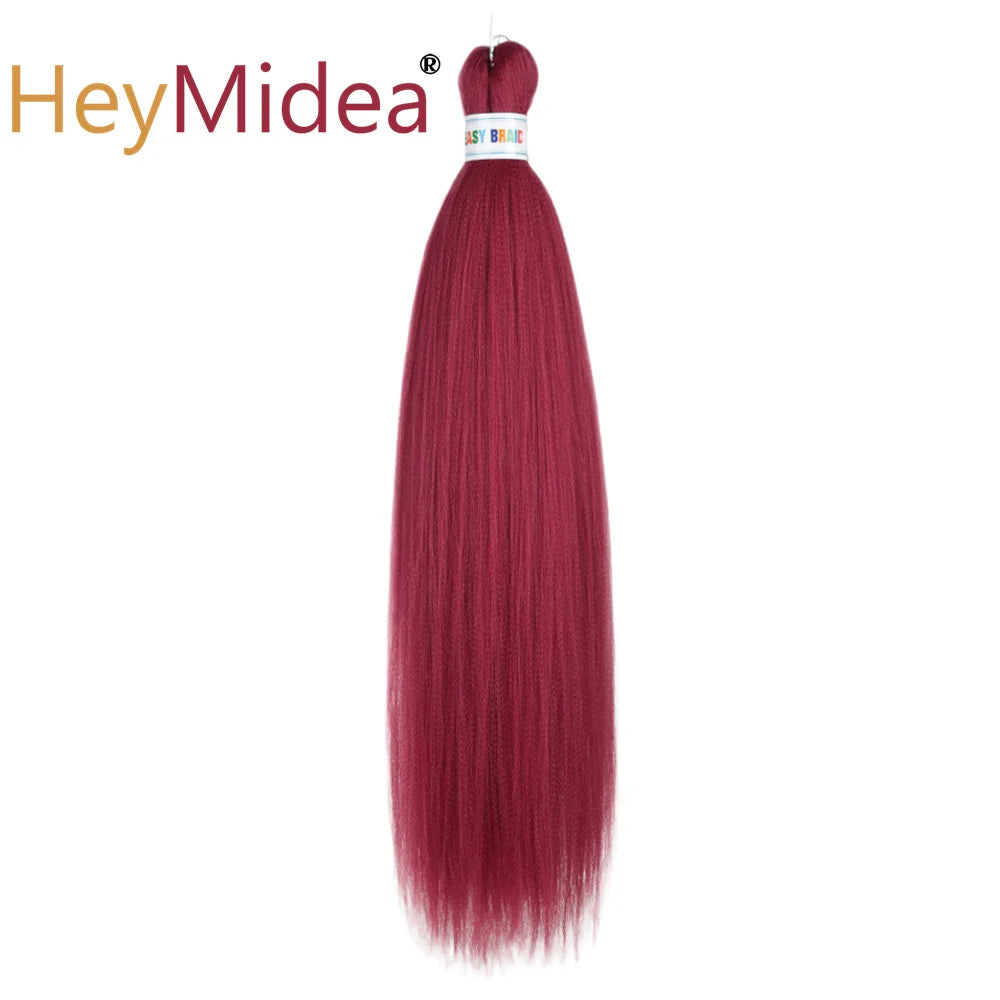 Synthetic hair extensions, 26 inches long, from Corporación Turística, shown in a close-up of the textured, wavy hair strands.