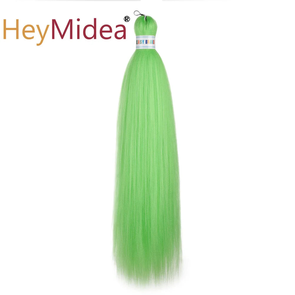 Synthetic 26-inch hair extensions from Corporación Turística, shown in a single pack with long, straight hair.
