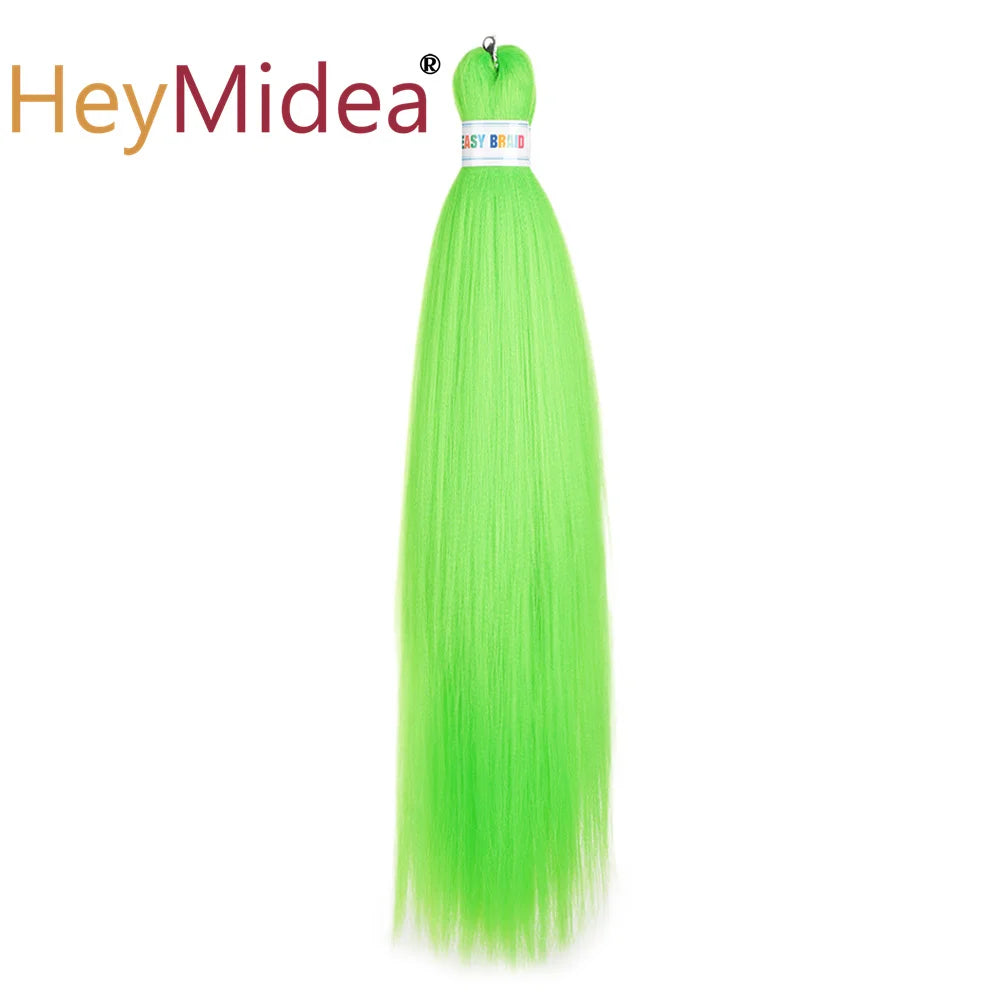 Synthetic 26-inch hair extensions from Corporación Turística, shown in a single pack with long, straight, black hair strands.