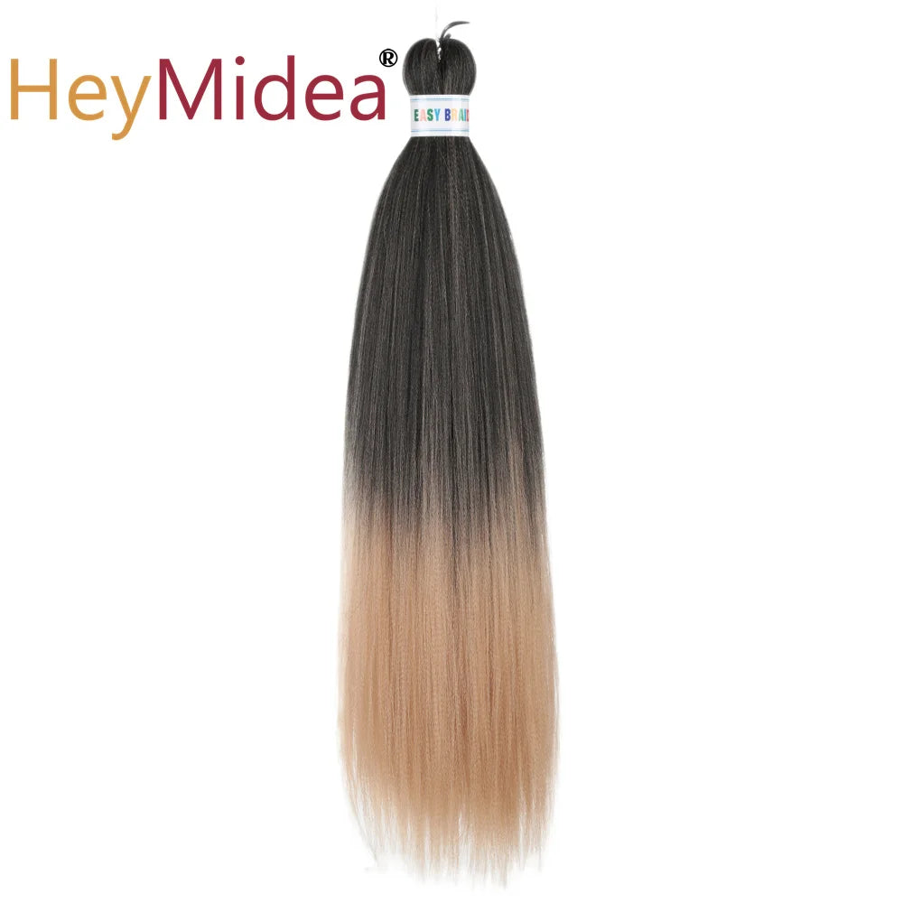 Synthetic 26-inch hair extensions from Corporación Turística, shown in a single pack with long, straight hair strands.
