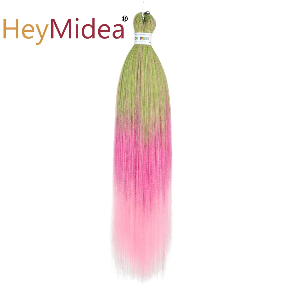 Synthetic 26-inch hair extensions from Corporación Turística, shown in a single pack with long, straight strands.