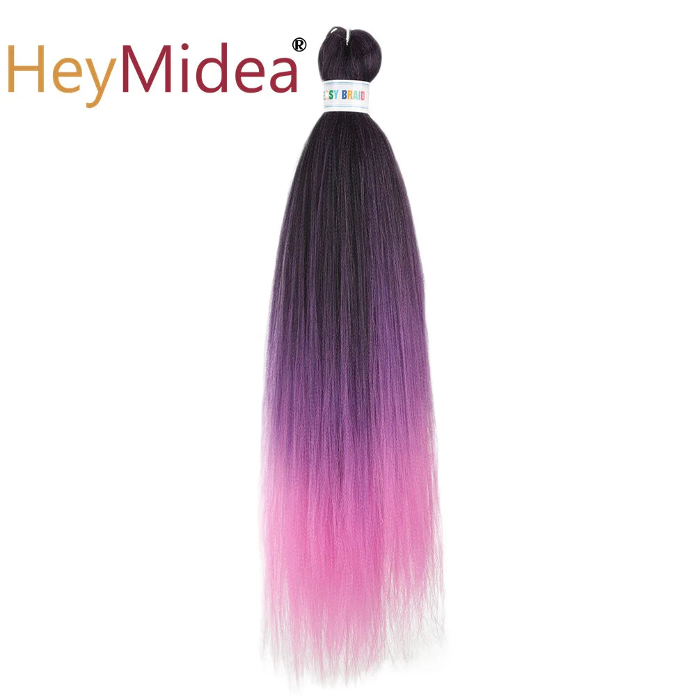 Synthetic 26-inch hair extensions in a single pack from Corporación Turística, shown in a natural style for full length.