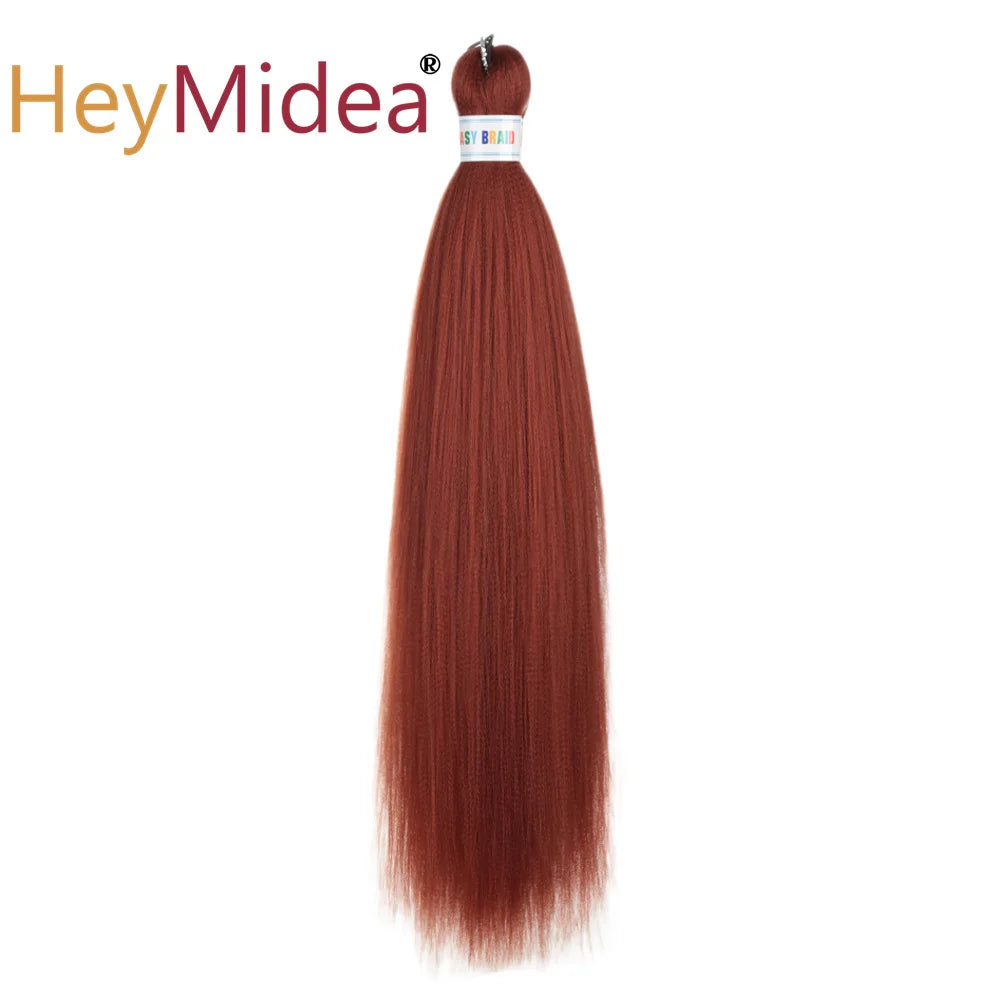 Synthetic 26-inch hair extensions from Corporación Turística, shown in a single pack with long, straight hair strands.