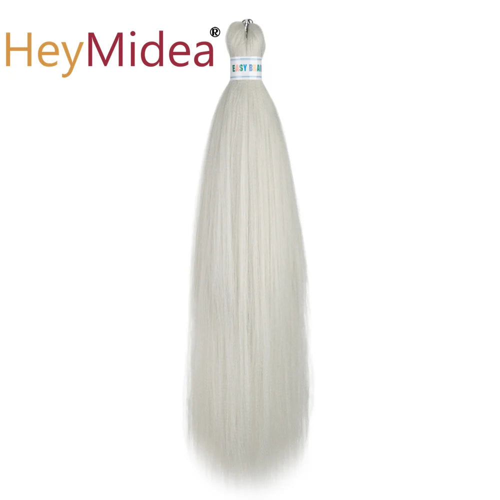 Synthetic hair extensions from Corporación Turística, 26 inches long, shown in a single pack with straight, shiny strands.