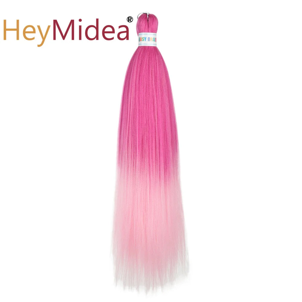 Synthetic 26-inch hair extensions from Corporación Turística, long and thick for easy styling and added volume.