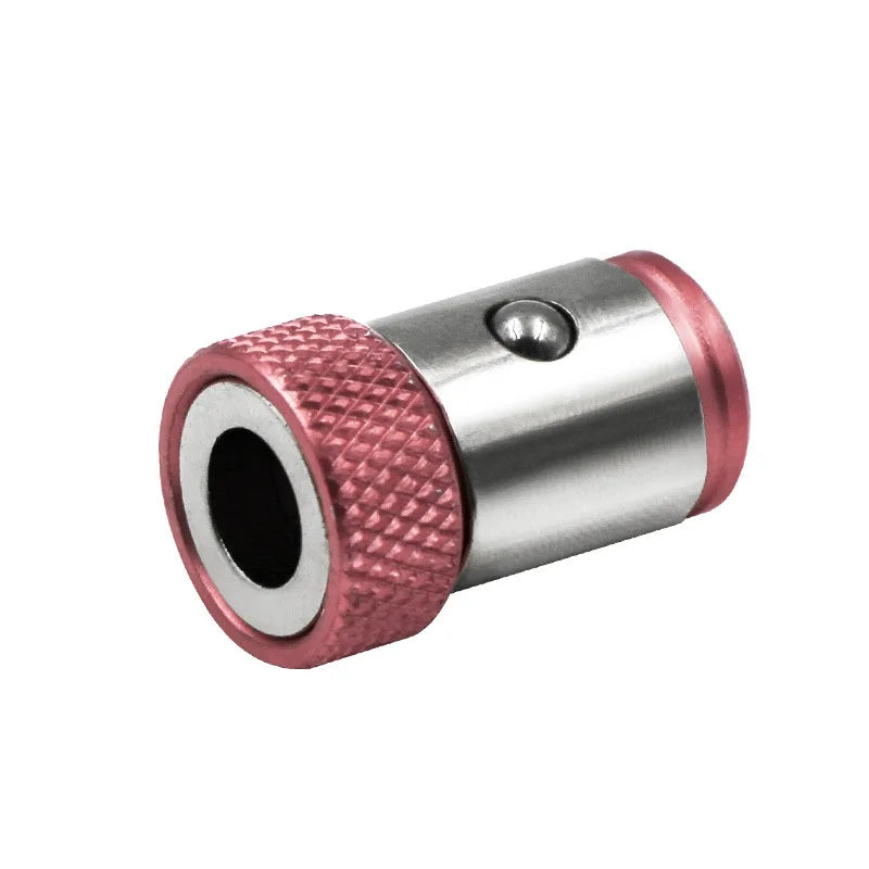 Magnetic alloy ring from Corporación Turística, shown in red, designed for universal use with a sleek, smooth finish.