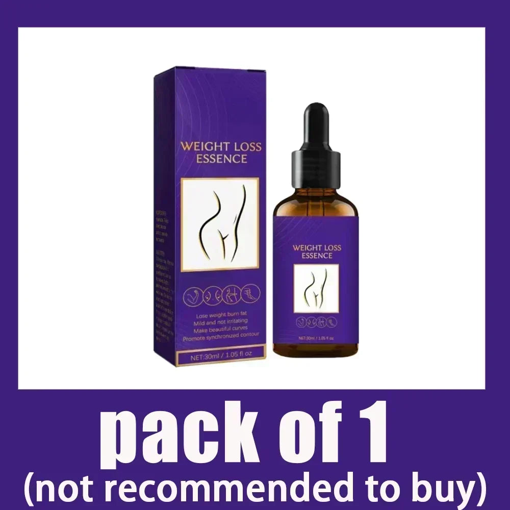Three bottles of Corporación Turística essential oil for rapid weight loss, designed to support 7-day fat burning.