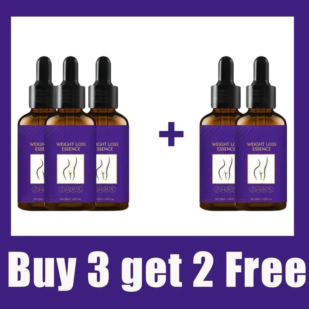 Set of three essential oils for rapid weight loss by Corporación Turística, designed to support burning fat in 7 days.