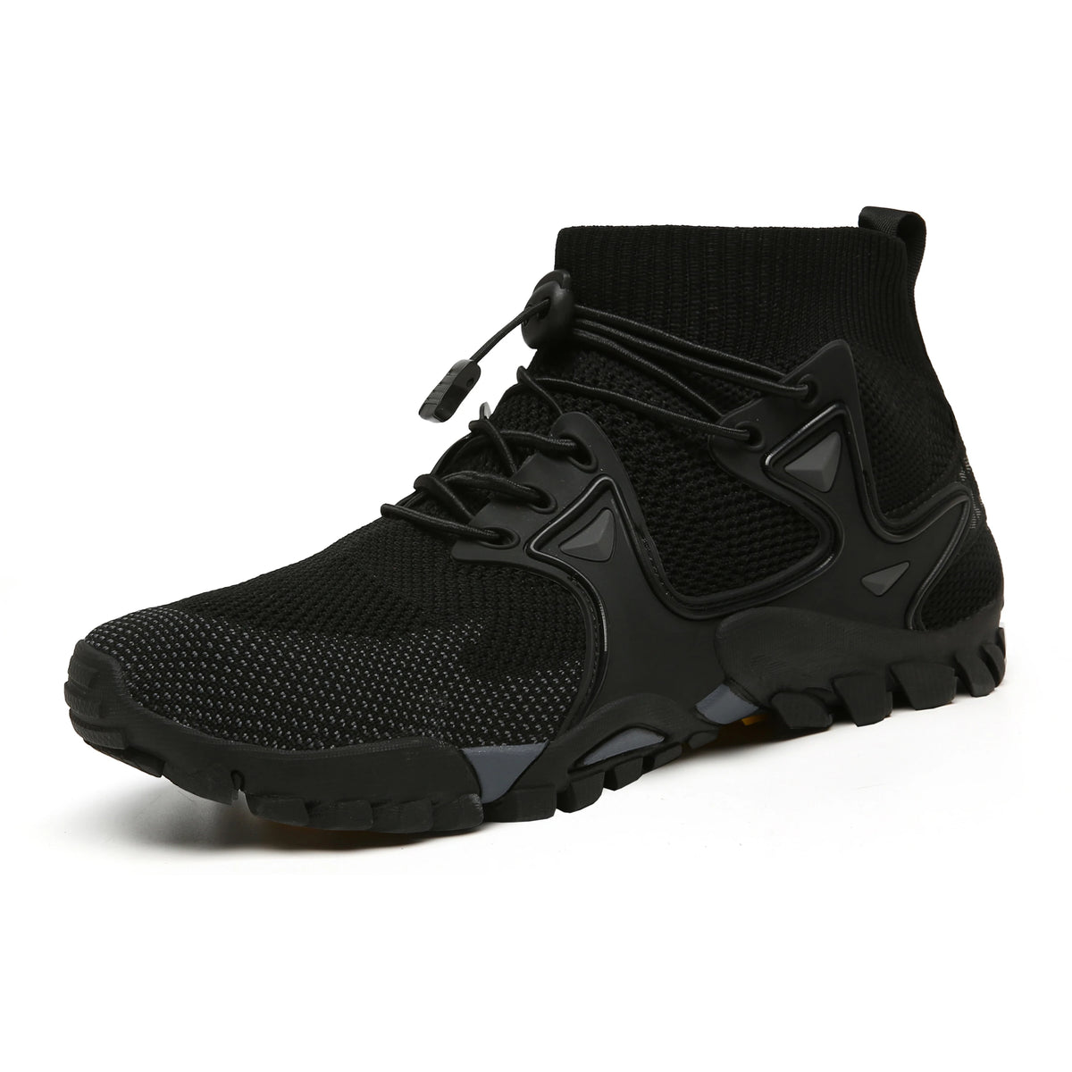 Black Oiaano men's casual summer shoes by Corporación Turística, suitable for beach and everyday wear, shown in gray size 46.