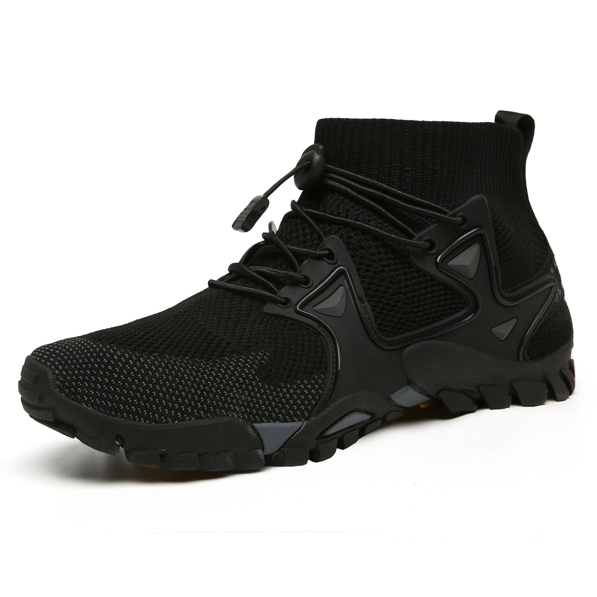 Black Oiaano men's casual summer shoes by Corporación Turística, designed for comfort and style at the beach or casual outings.