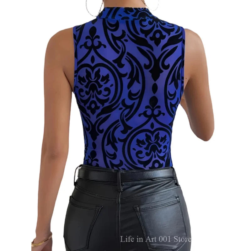 Elegant floral women's swimsuit by Corporación Turística featuring a sexy design and matching accessories.