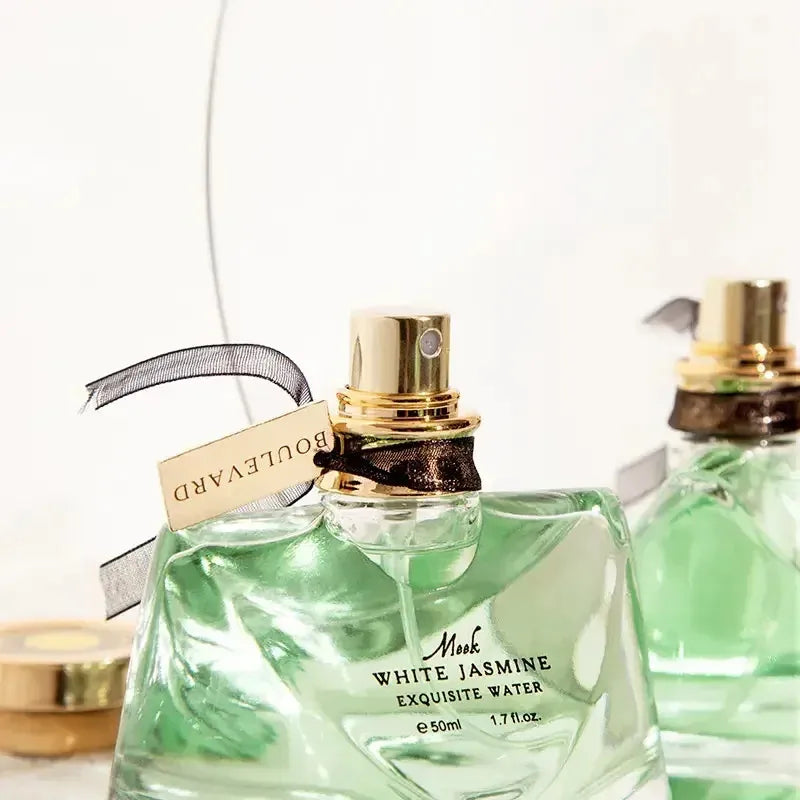 Luxury 50ml jasmine nocturnal perfume spray by Corporación Turística, featuring an elegant bottle design for women.