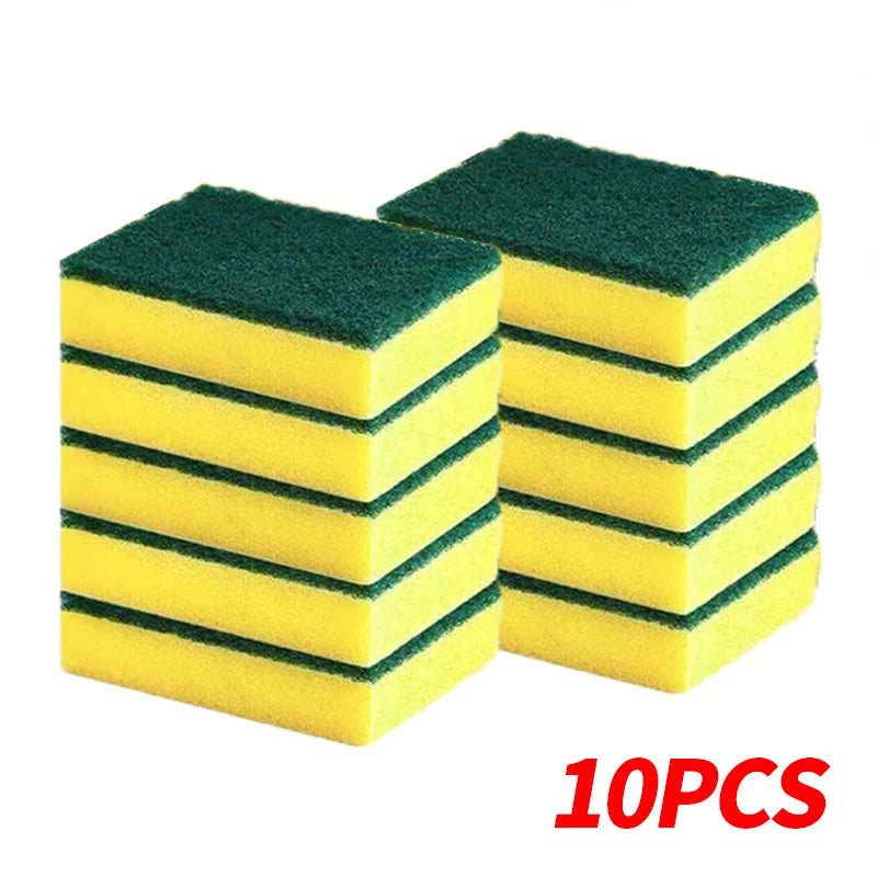 Set of 50 dual-sided magic cleaning sponges by Corporación Turística, highly absorbent and gentle on surfaces.