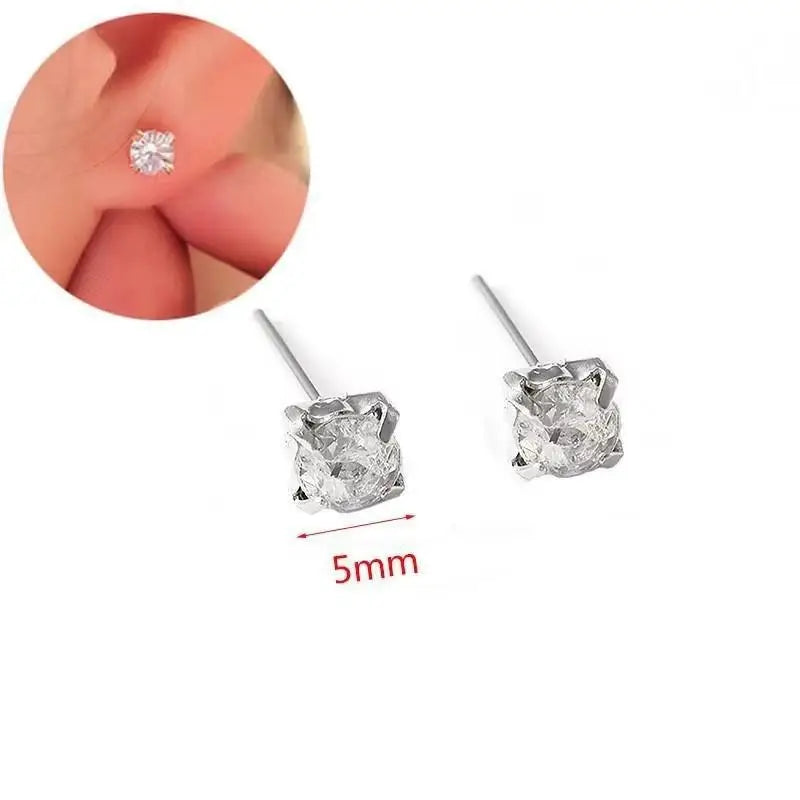 Purple crystal heart drop earrings for women, featuring elegant dangling design by Corporación Turística.