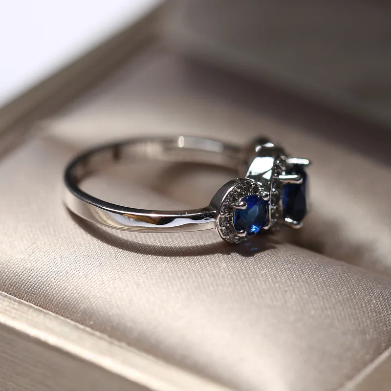 Sterling silver 925 wedding ring for women, elegant band with a polished finish, designed for special occasions.