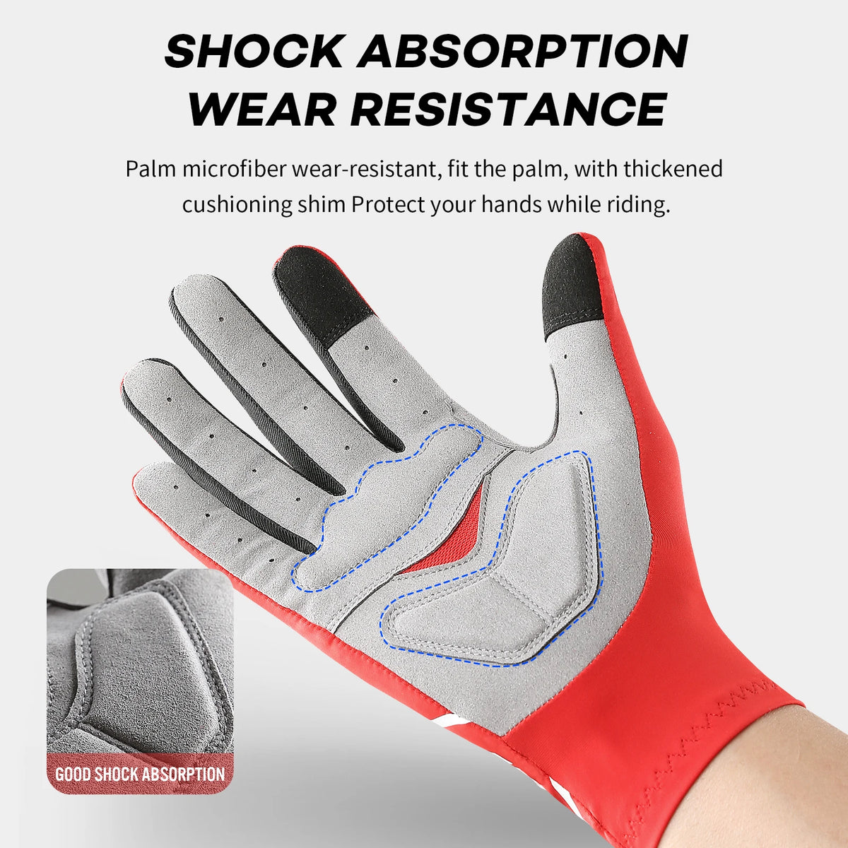 Vilico cycling gloves by Corporación Turística, professional outdoor cycling gloves with padded palms and breathable fabric.