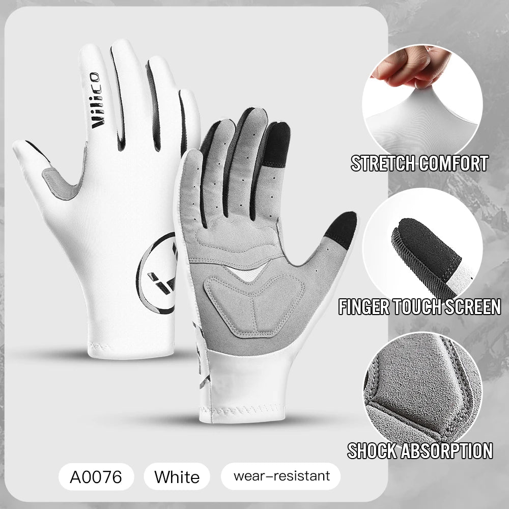 Vilico professional cycling gloves for outdoor riding by Corporación Turística, featuring padded palms and breathable fabric.