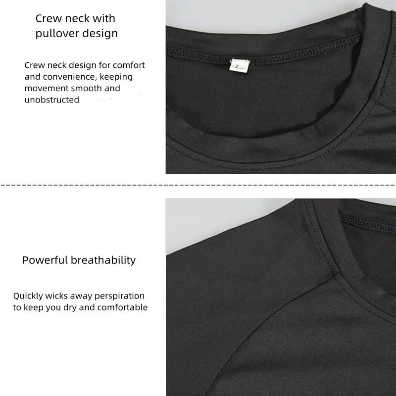 Men's compression sports suit from Corporación Turística, designed for active wear, featuring a fitted athletic athletic set.