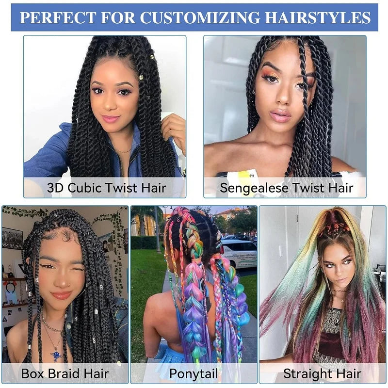 Long synthetic Yaki braids, 24 inches, straight style, from Corporación Turística, shown in a single bundle.