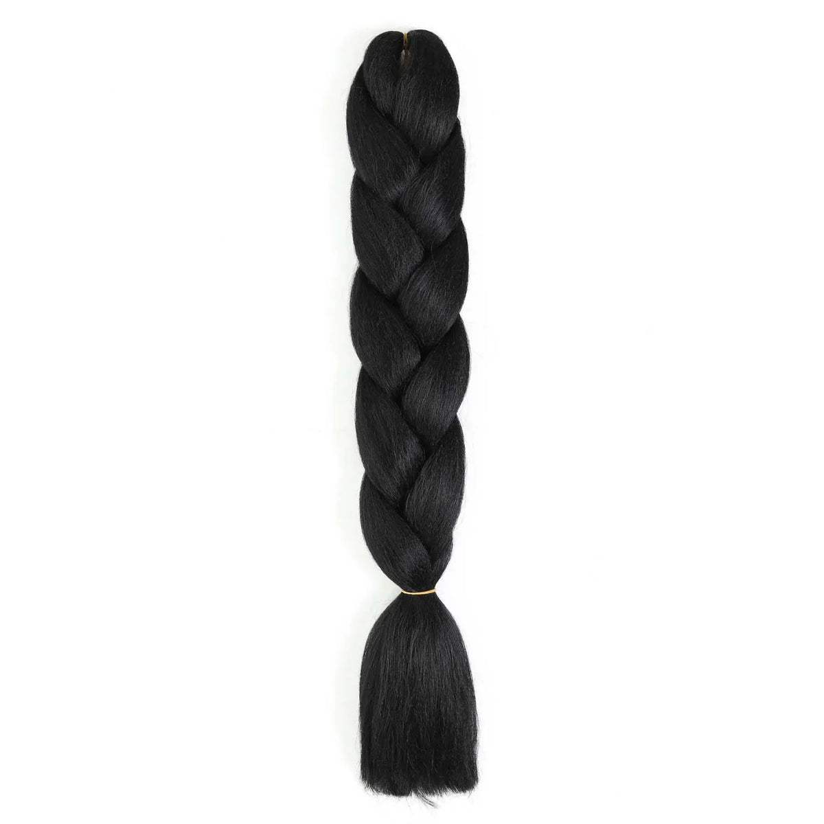 Long purple synthetic braided hair extensions from Corporación Turística, featuring detailed braiding and vibrant color.
