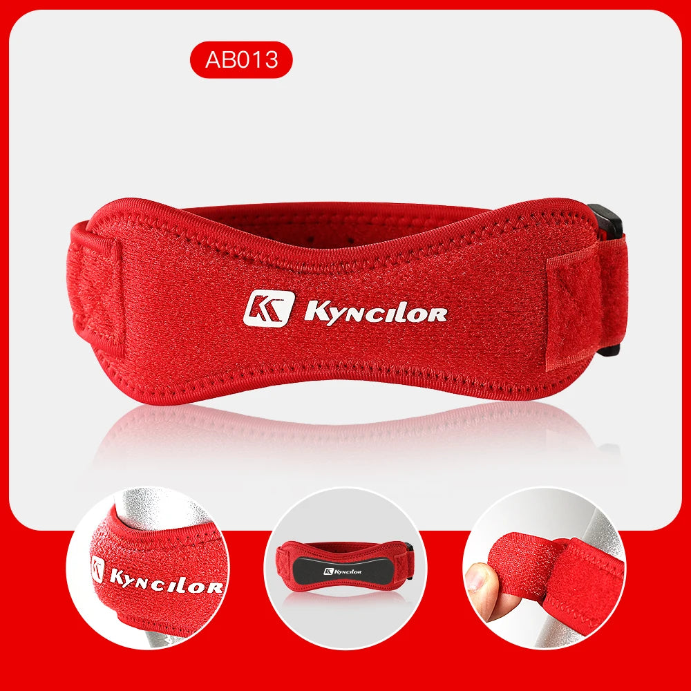 Adjustable knee brace for patellar tendinitis from Corporación Turística, showing the supportive design and strap system.