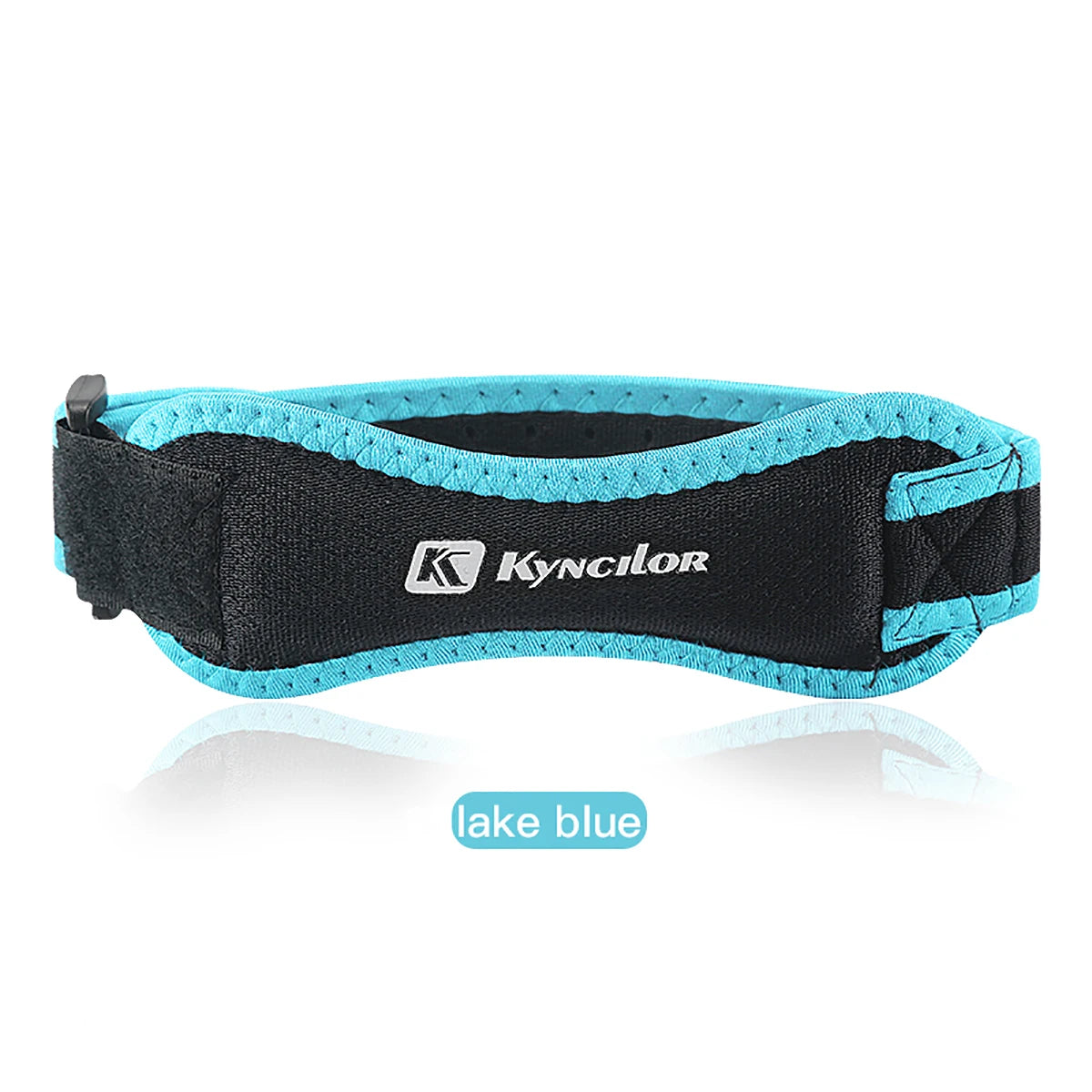 Adjustable patellar tendon knee brace from Corporación Turística with supportive design for knee stabilization.
