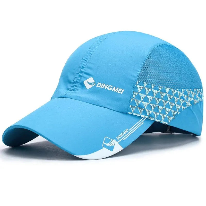 White adjustable baseball cap by Corporación Turística, perfect for summer travel, casual style, and sun protection.